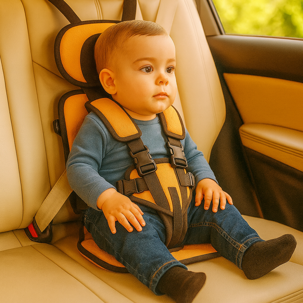 Booster Seat Portable Toddler Car Seat Travel Solution Lightweight 7