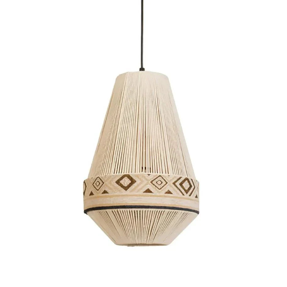 Chic Textured Shade Hanging Lamp - Lusomart