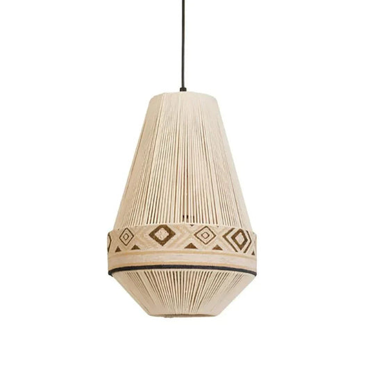 Chic Textured Shade Hanging Lamp - Lusomart