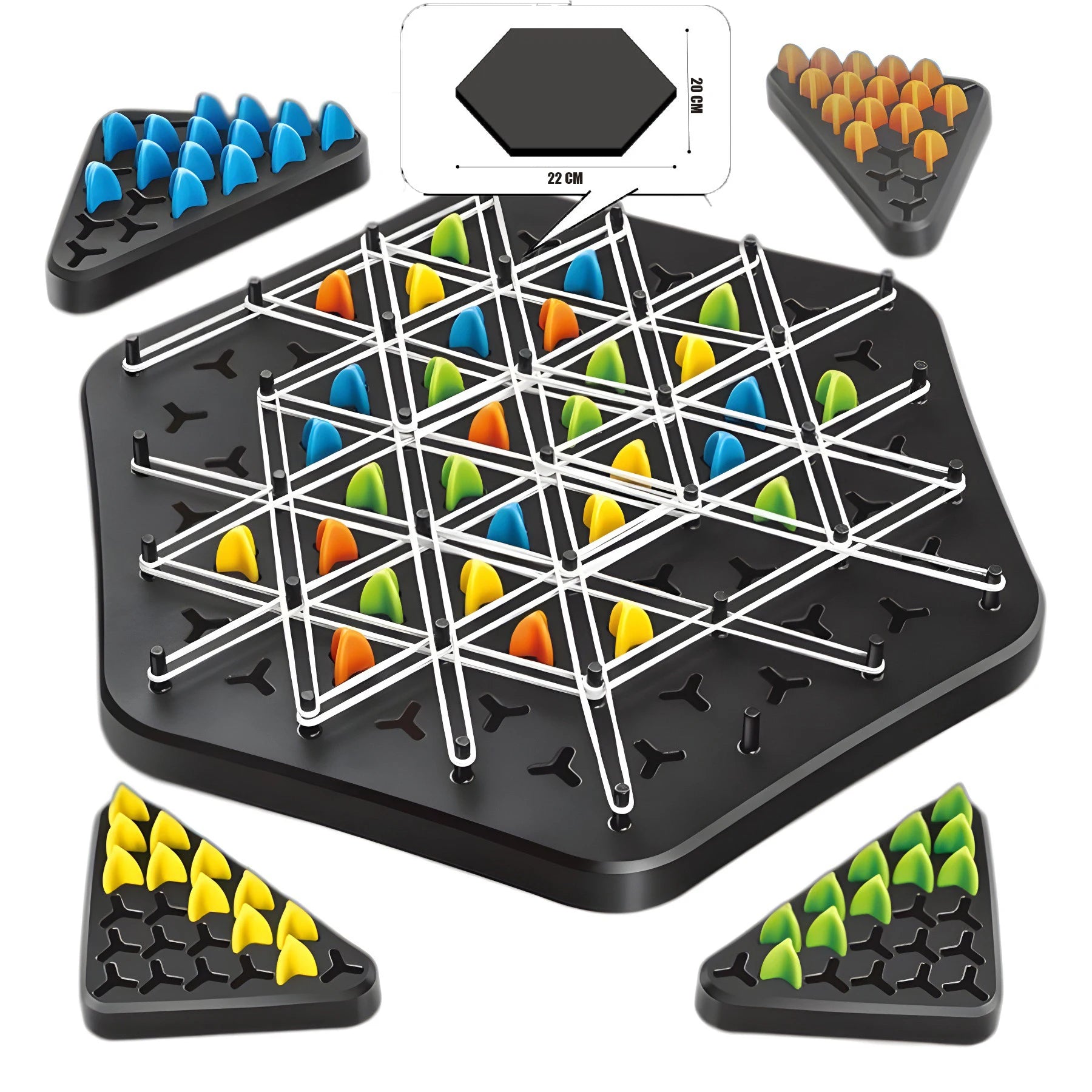 Fun Family Wooden Board Game for All Ages - Lusomart
