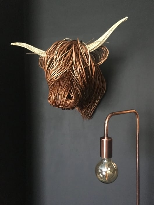 Farmhouse Style Cow Wall Art Decoration - Lusomart