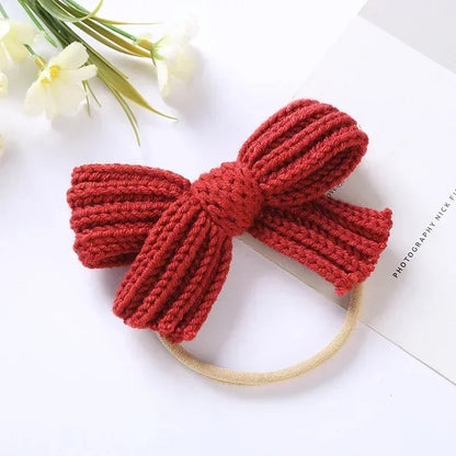 Soft Baby Girl Headband with Cute Bow - Lusomart