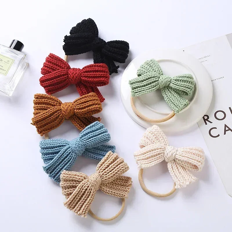BowSnug™ – Knitted Headband with Bow – Comfortable Kids Accessory 2