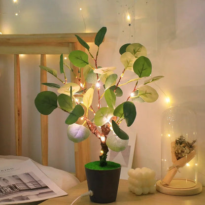 Natural Greenery Desk Light Lamp - Lusomart