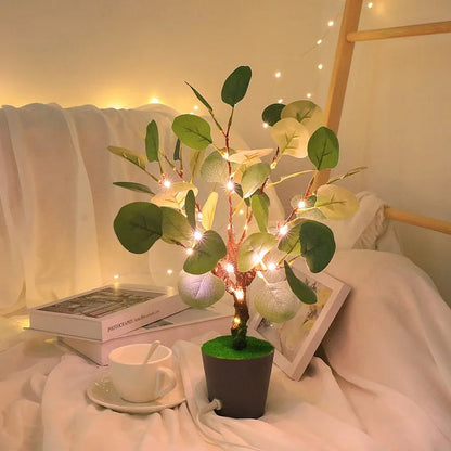 Natural Greenery Desk Light Lamp