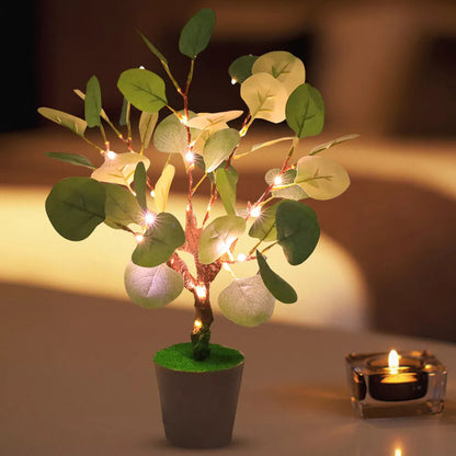 Natural Greenery Desk Light Lamp