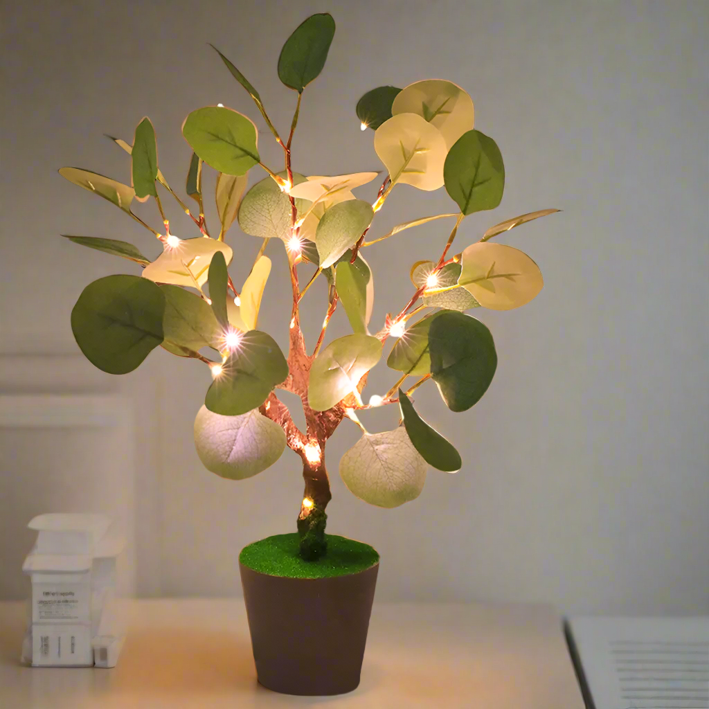 Natural Greenery Desk Light Lamp