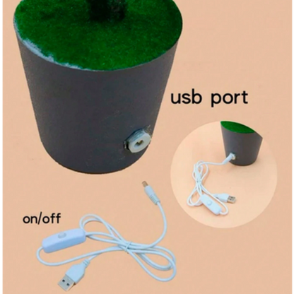 Natural Greenery Desk Light Lamp