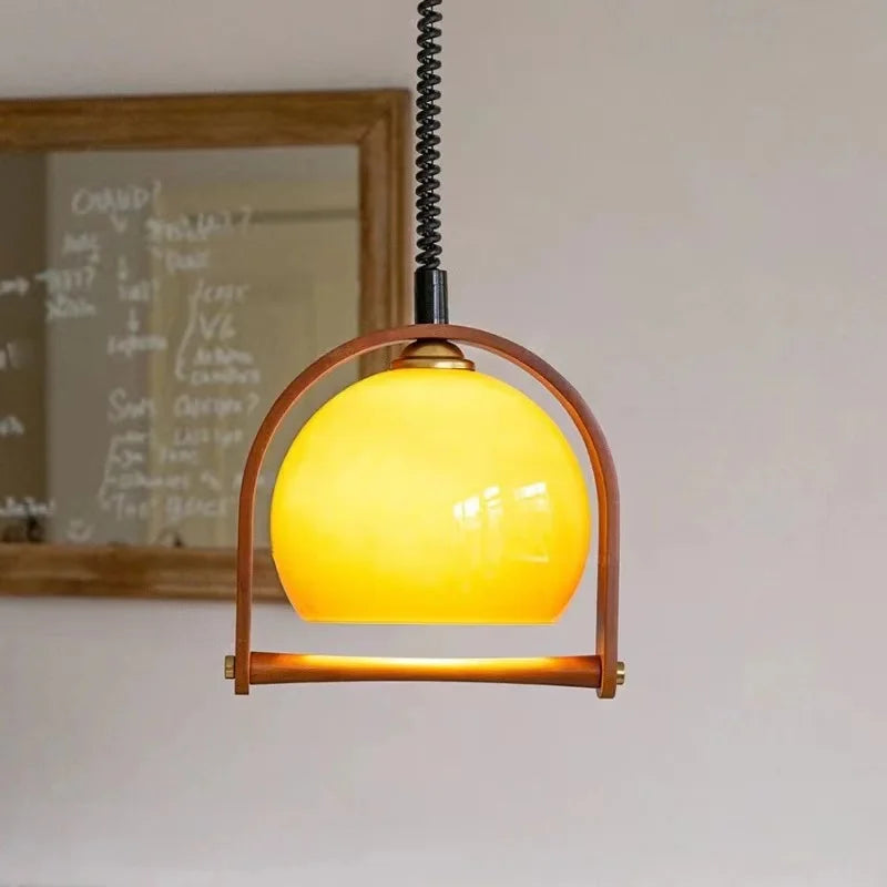 Classic Warm Glass Drop Light