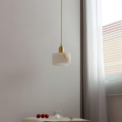 BrassAlabaster | Elegant Modern Brass Pendant Light for Stylish Interiors 4