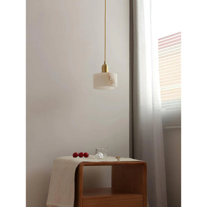 BrassAlabaster | Elegant Modern Brass Pendant Light for Stylish Interiors 5