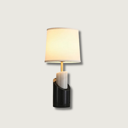 Luxury Marble Table Lamp with Gold Accents - Lusomart