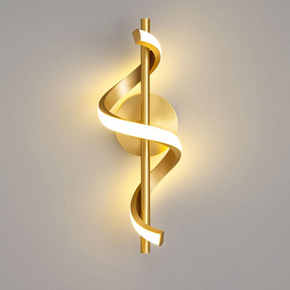 BrassAura | Elegant Adjustable Brass Wall Sconce Lighting for Modern Interiors 3