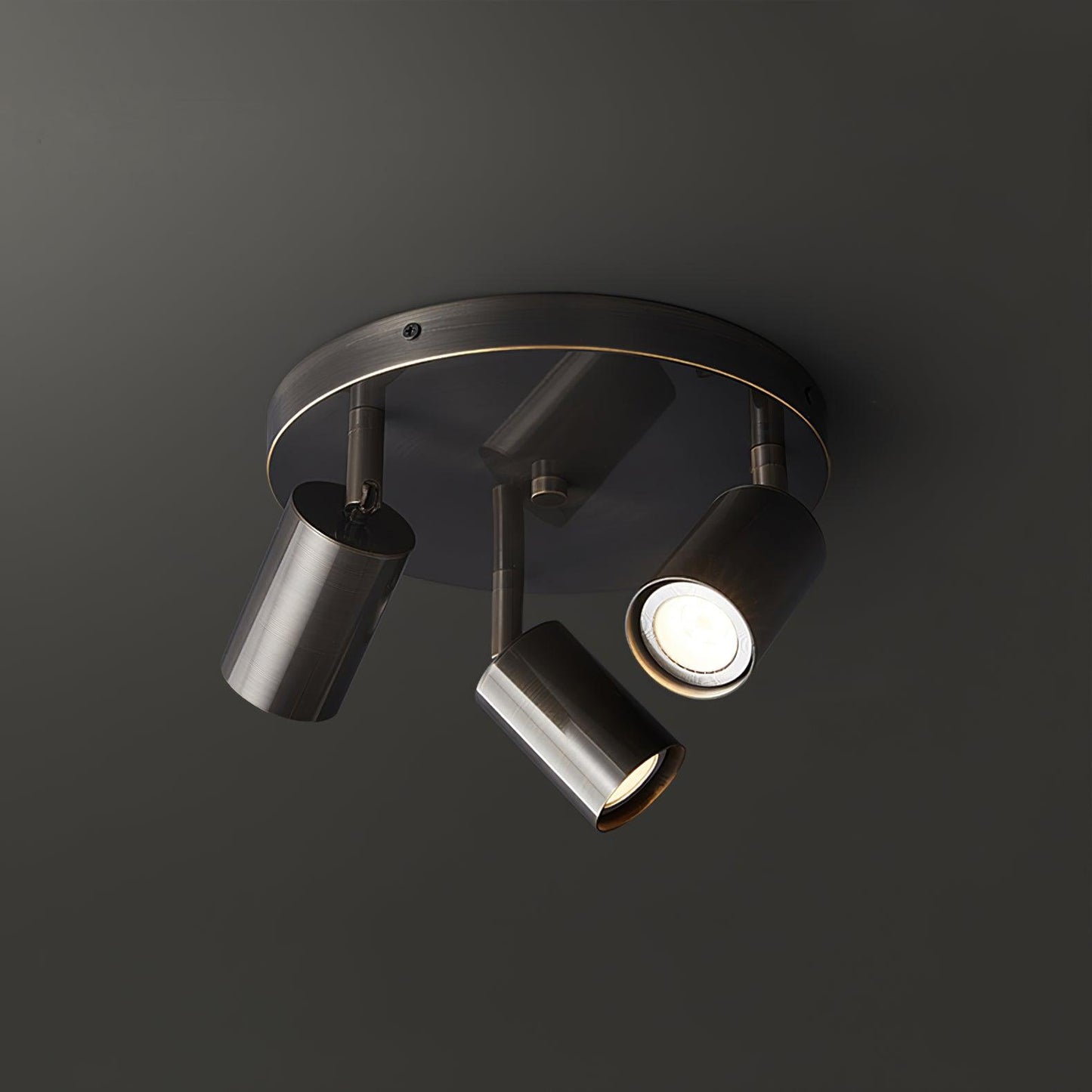 BrassAura | Elegant Adjustable Modern Ceiling Light Fixture with GU10 Spotlights 6