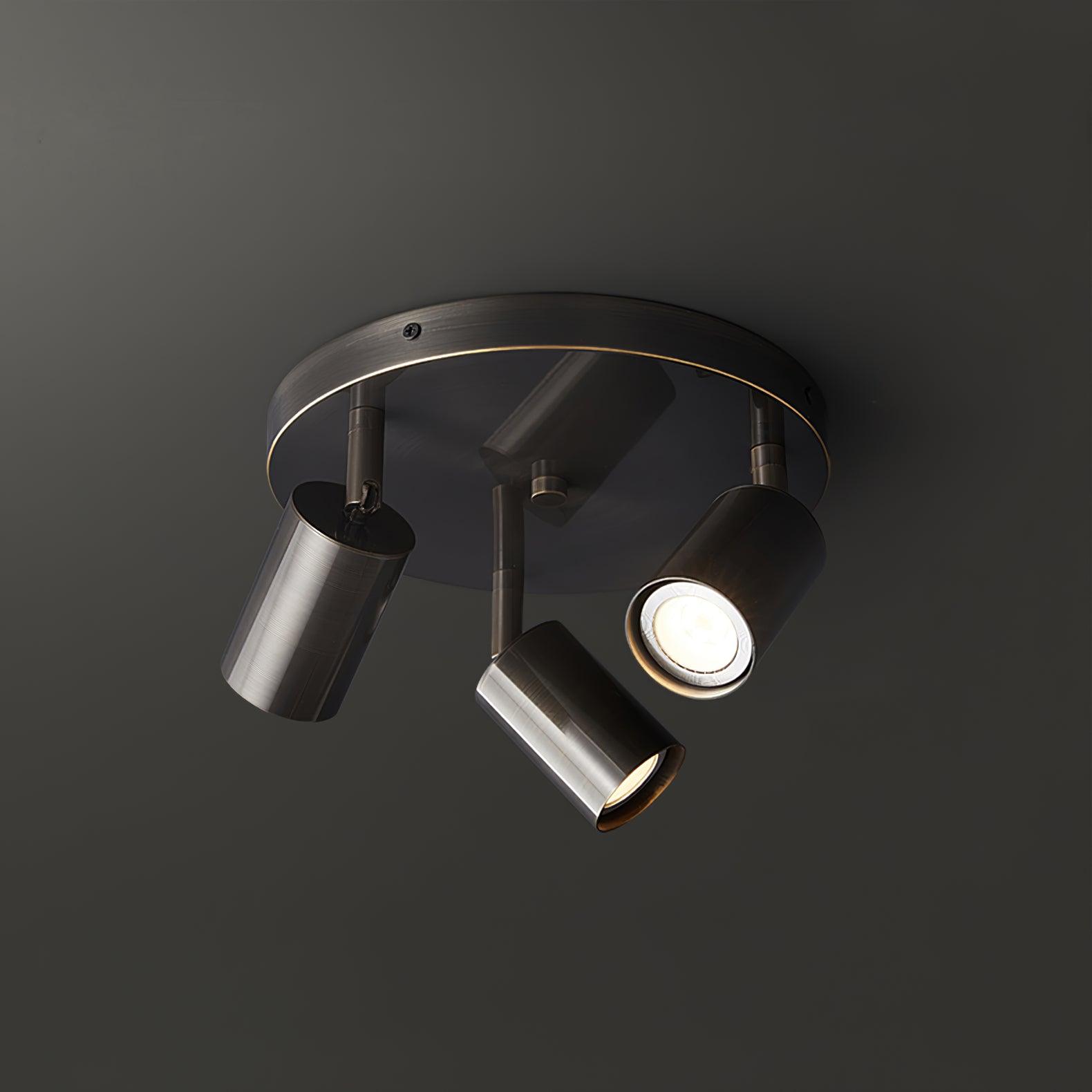 BrassAura | Elegant Adjustable Modern Ceiling Light Fixture with GU10 Spotlights 6