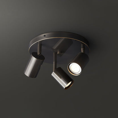 BrassAura | Elegant Adjustable Modern Ceiling Light Fixture with GU10 Spotlights 6