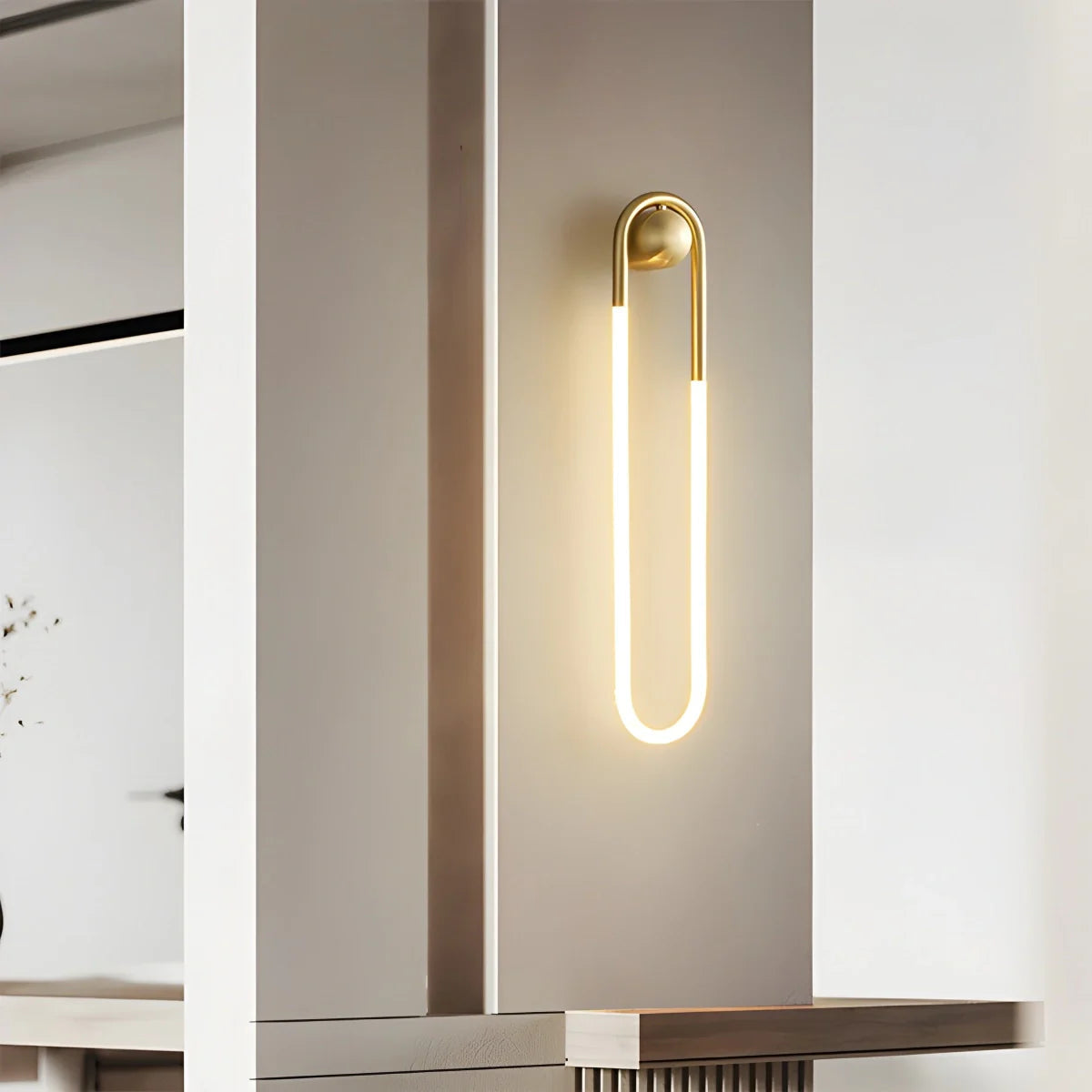 BrassAura | Elegant Dimmable LED Wall Sconce Lighting for Modern Spaces 10