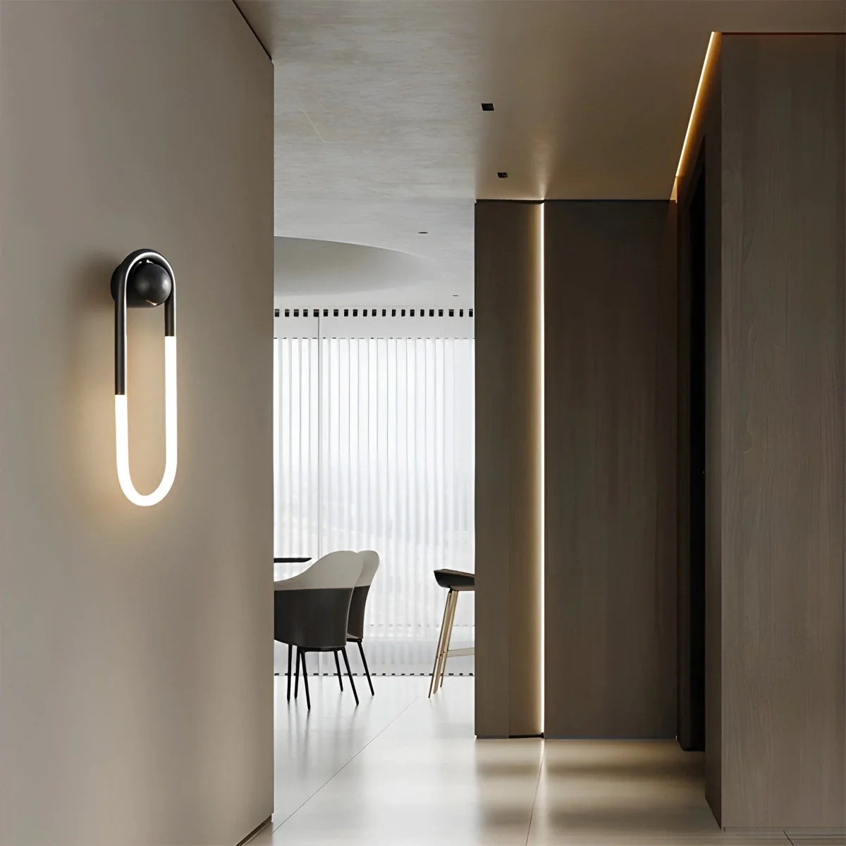 BrassAura | Elegant Dimmable LED Wall Sconce Lighting for Modern Spaces 4