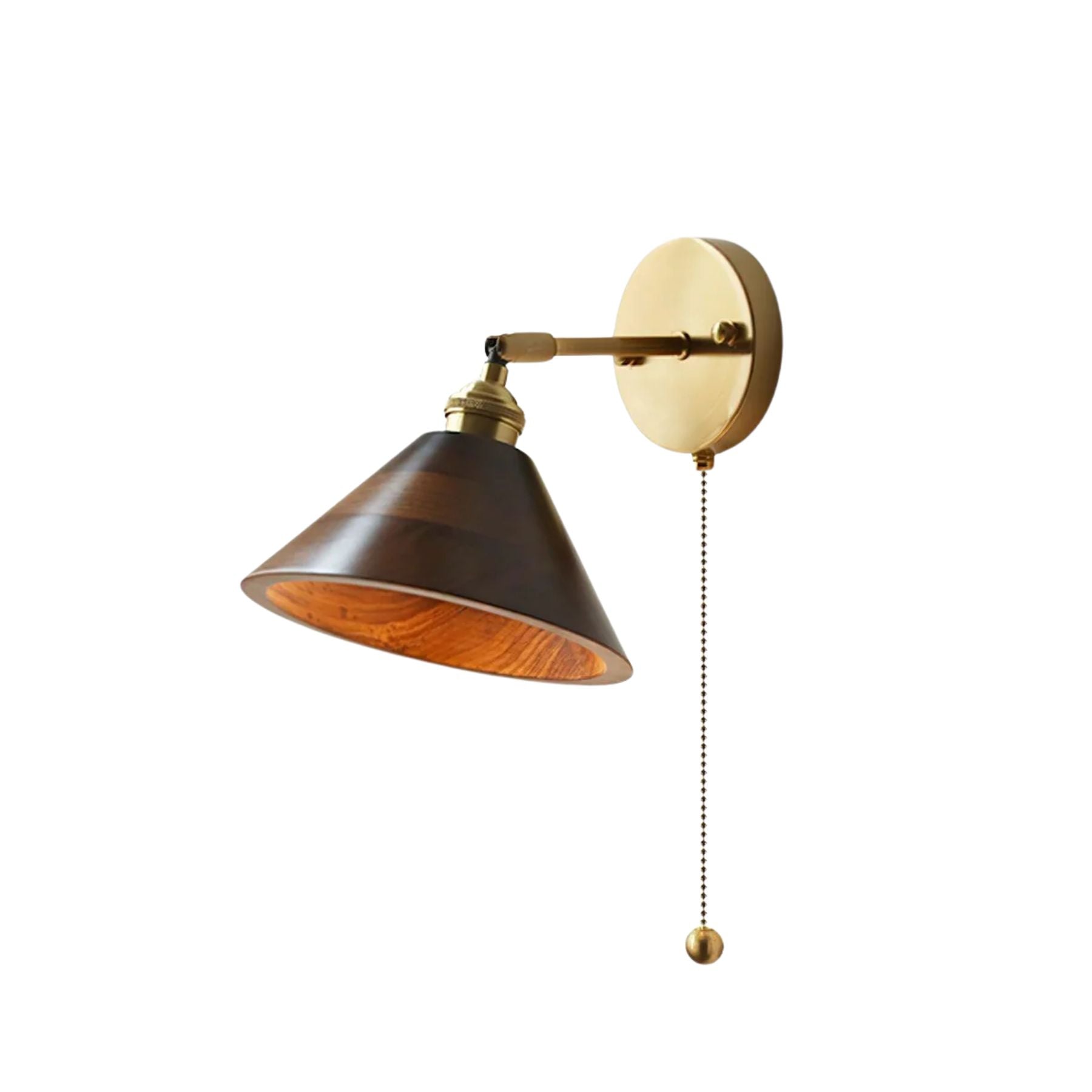 BrassWood | Modern Elegant Adjustable Wall Sconce Lighting with Rotating Shade 1