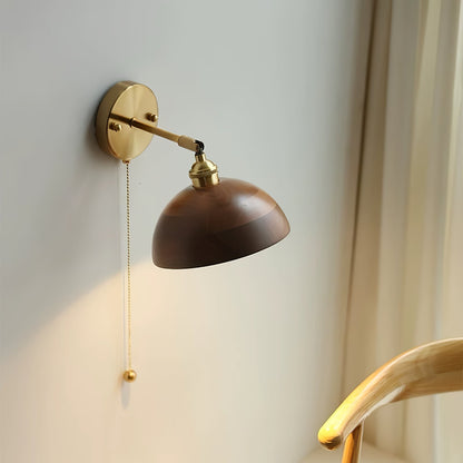 BrassWood | Modern Elegant Adjustable Wall Sconce Lighting with Rotating Shade 3