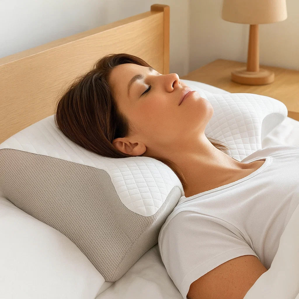 BreatheEasy | Comfortable Ergonomic Memory Foam Pillow for Neck Pain 4