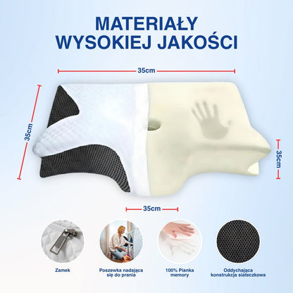 BreatheEasy | Comfortable Ergonomic Memory Foam Pillow for Neck Pain 8