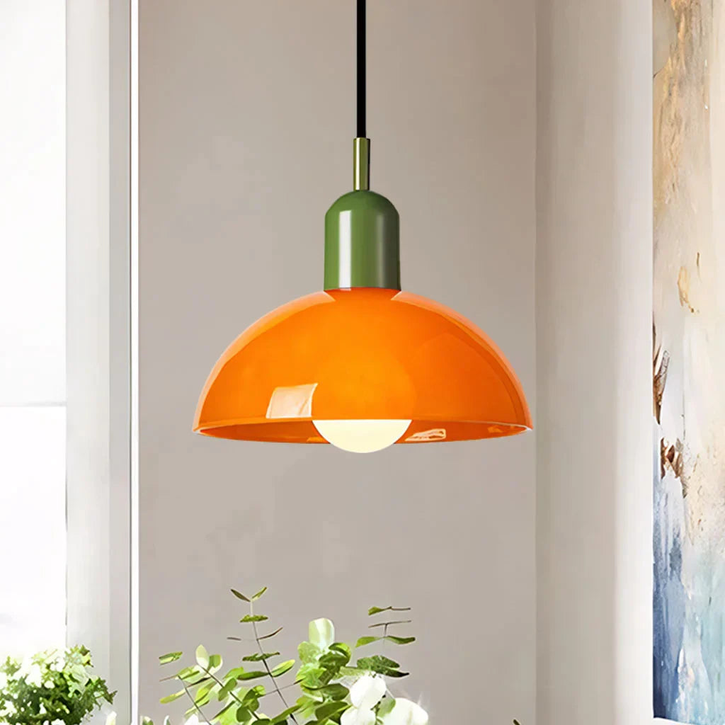Vibrant Glass Hanging Ceiling Light