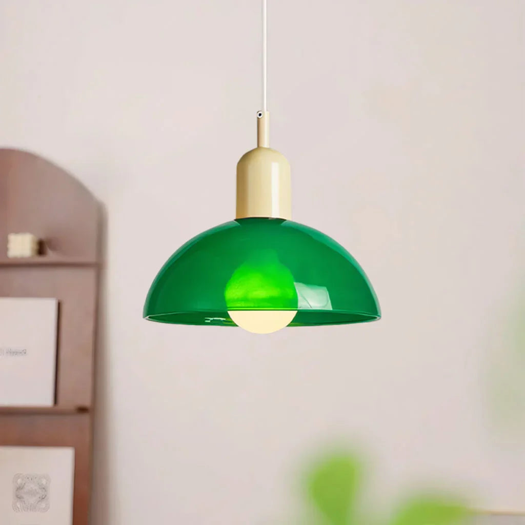 Vibrant Glass Hanging Ceiling Light