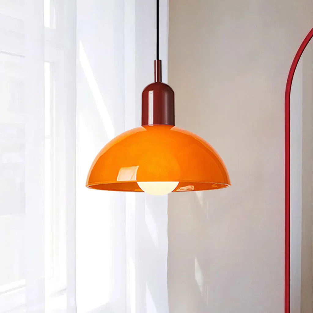 Vibrant Glass Hanging Ceiling Light