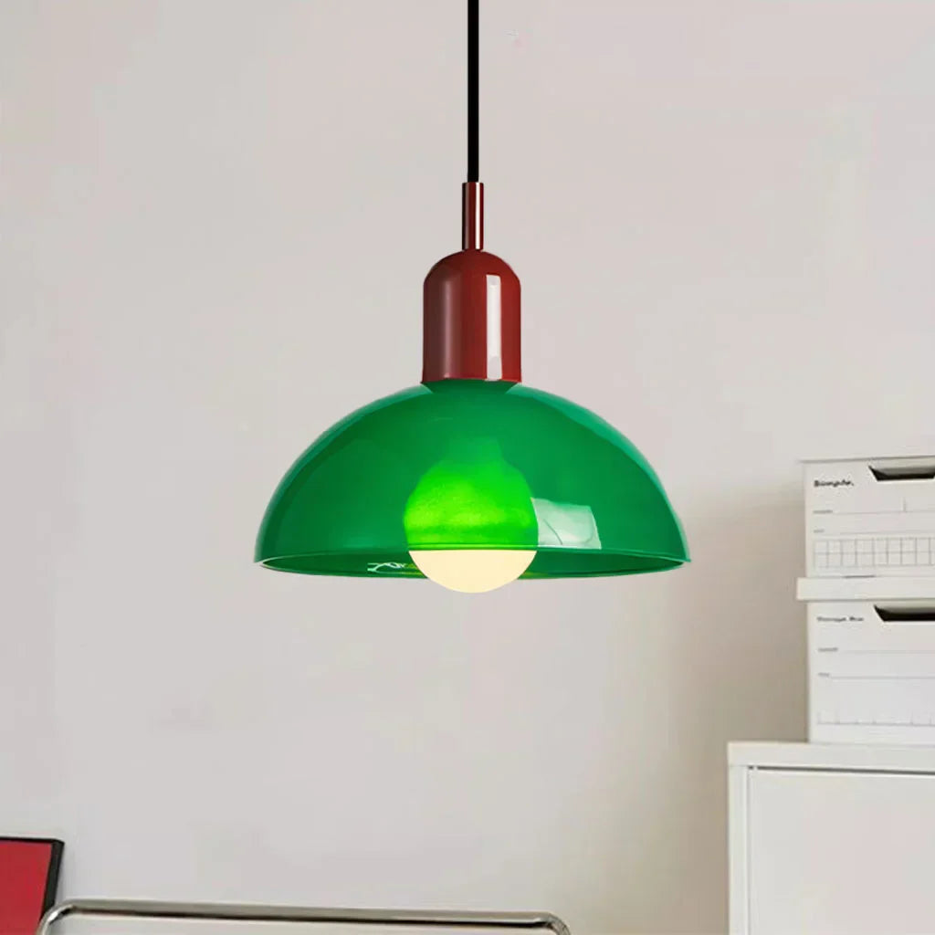 Vibrant Glass Hanging Ceiling Light