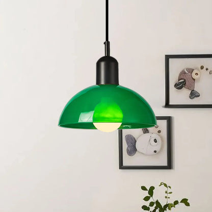 Vibrant Glass Hanging Ceiling Light