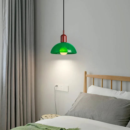 Vibrant Glass Hanging Ceiling Light