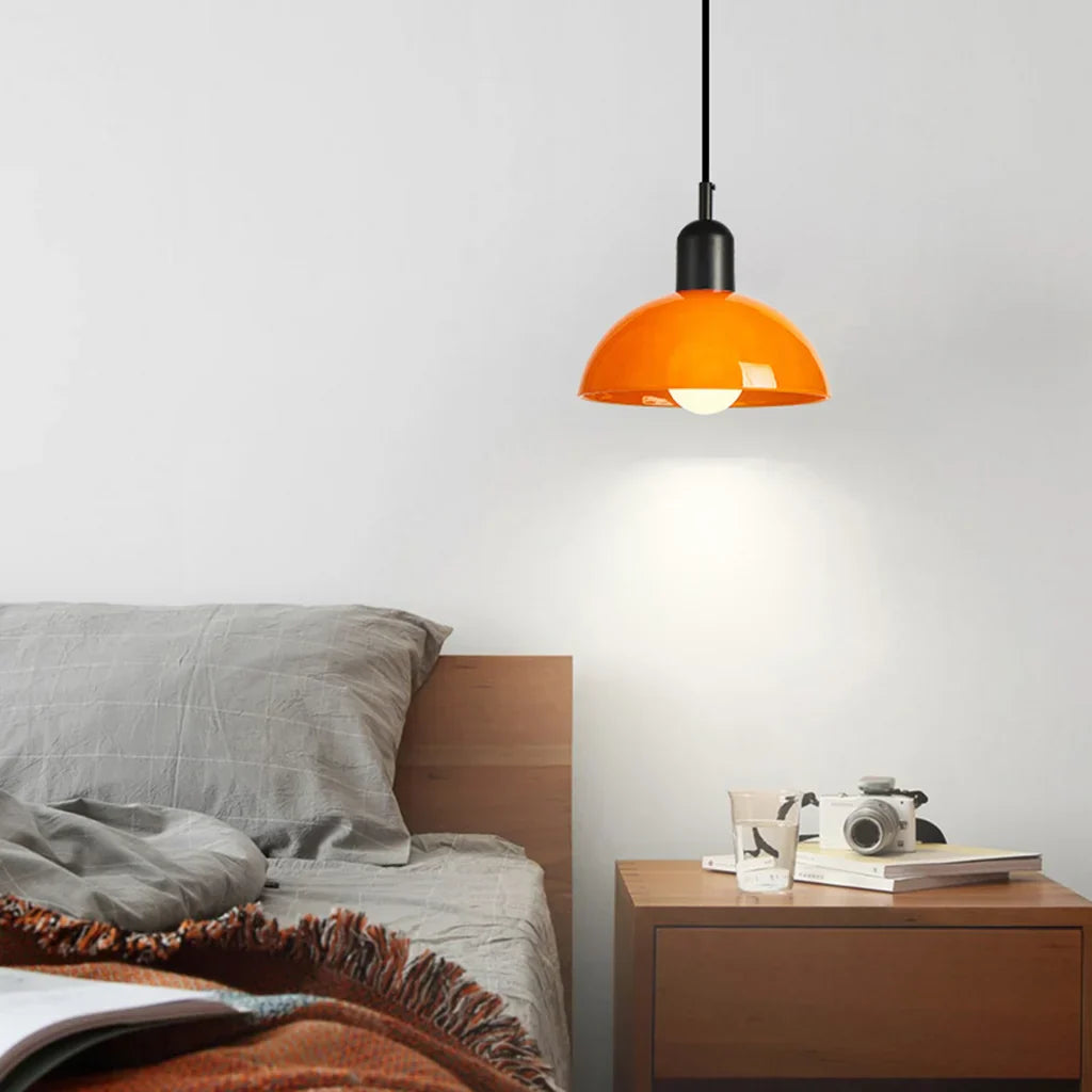 Vibrant Glass Hanging Ceiling Light