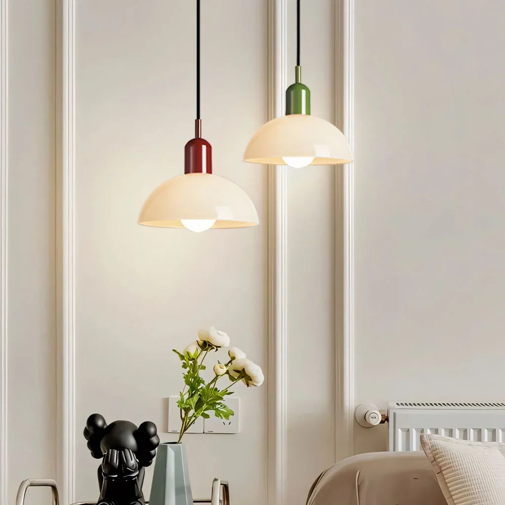 Vibrant Glass Hanging Ceiling Light