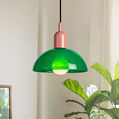 Vibrant Glass Hanging Ceiling Light