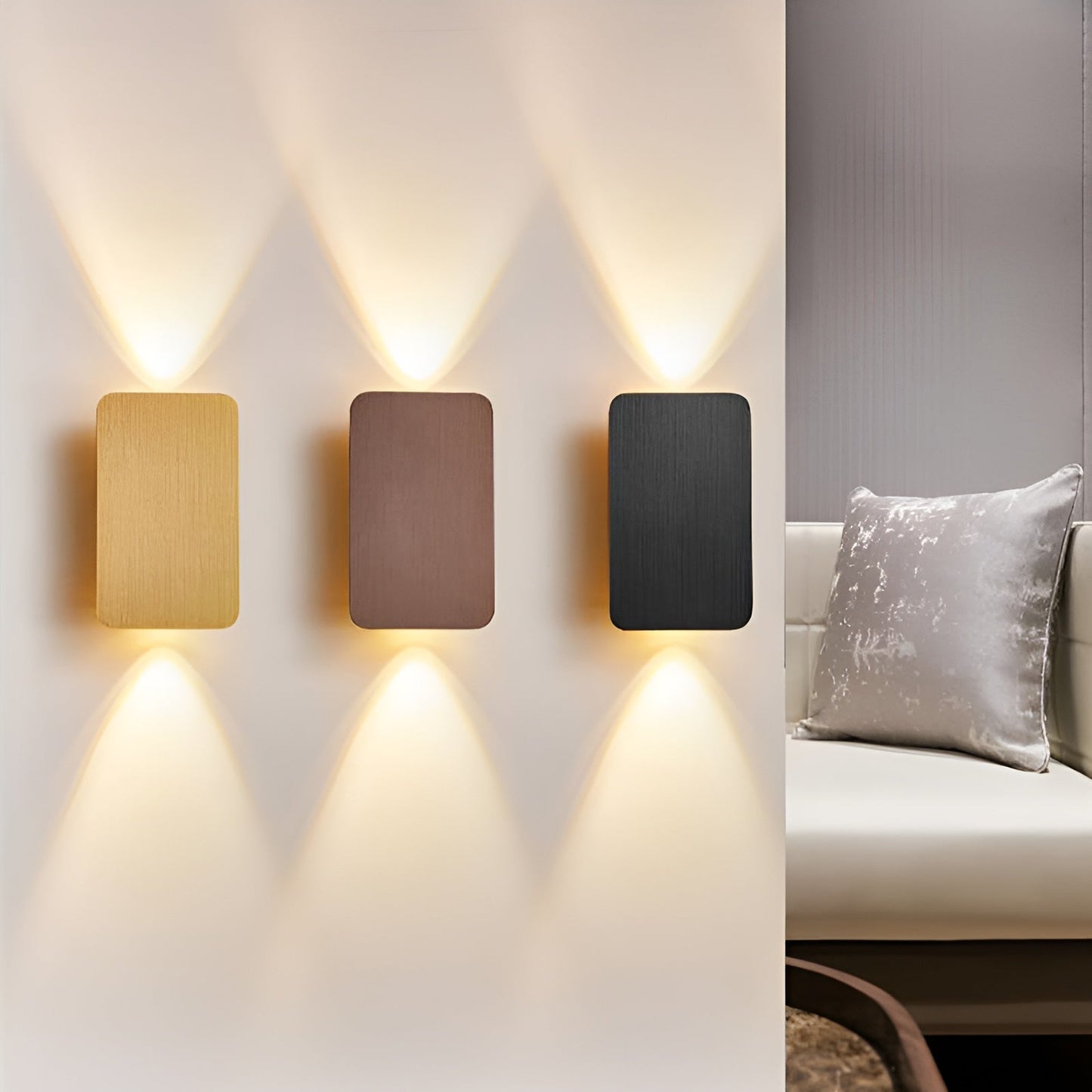 Simple LED Wall Lamp – Modern Up Down Lighting