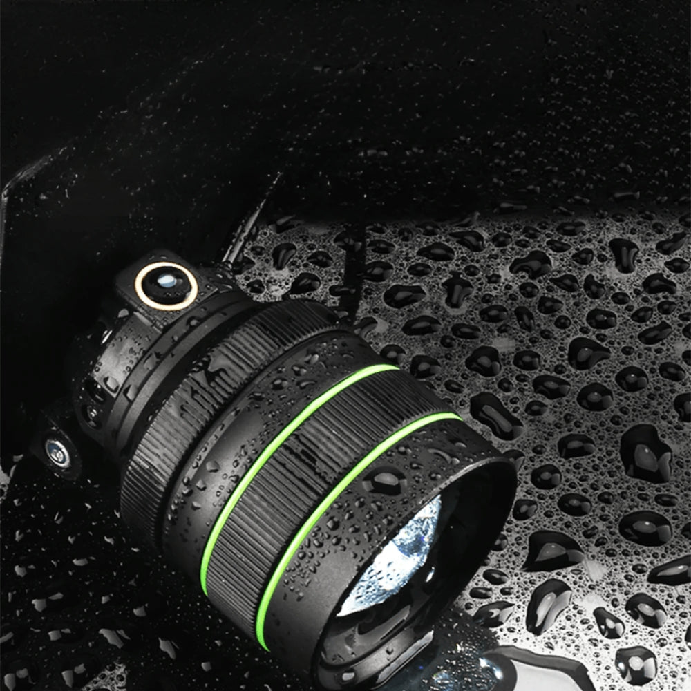 Bright Rechargeable LED Headlight Flashlight