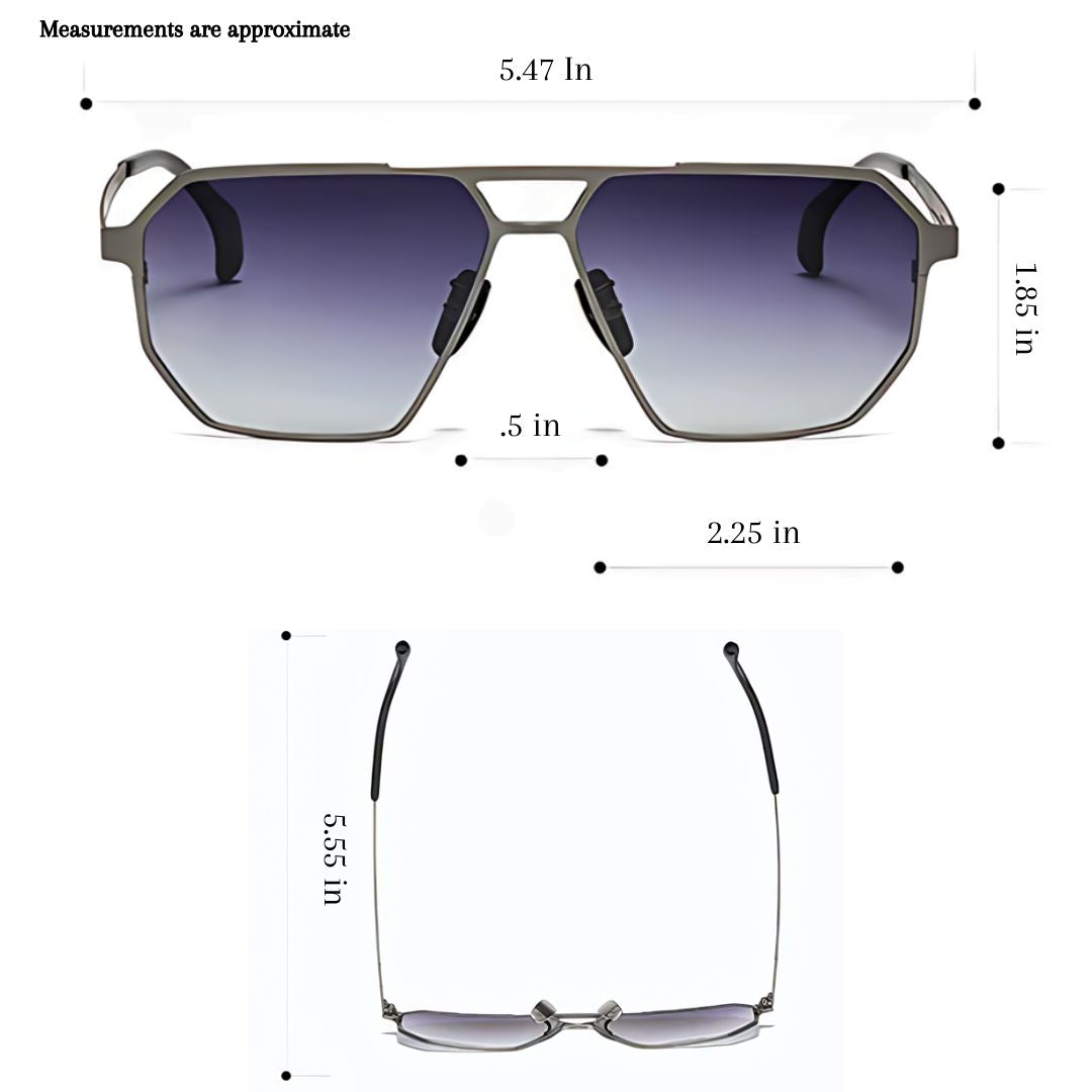 Strong Metal Pilot Sunglasses | Polarized UV Protection