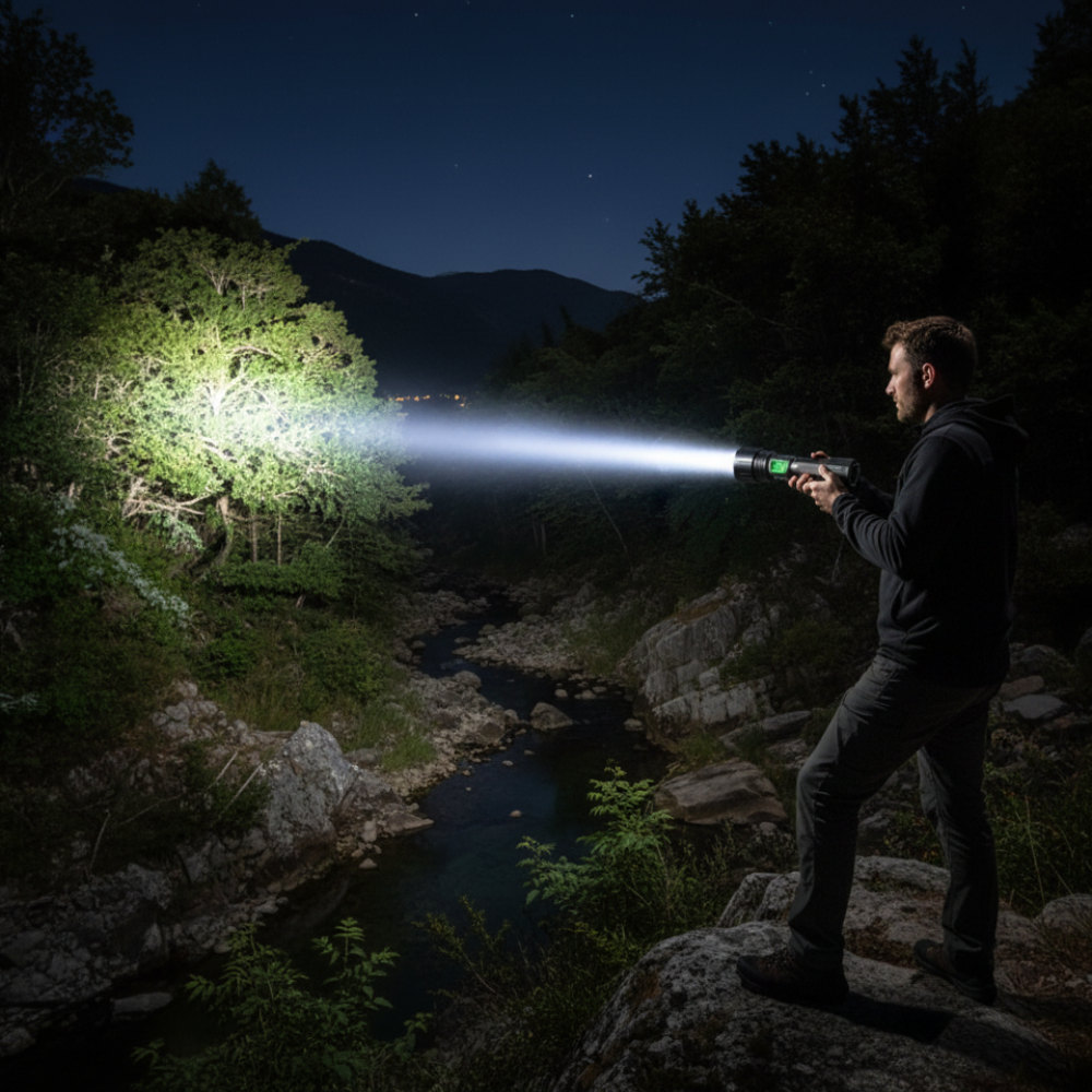 Bright Portable LED Camping Flashlight Waterproof Light - Lusomart