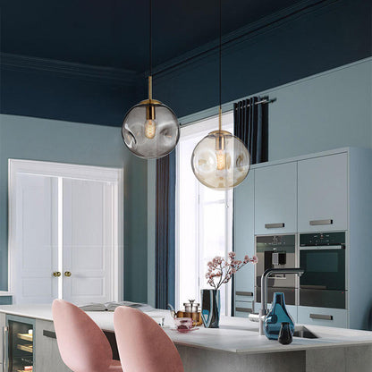 Sleek Glass Hanging Lamp Shade