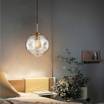 Sleek Glass Hanging Lamp Shade