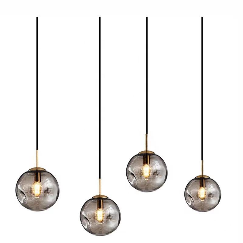 Sleek Glass Hanging Lamp Shade