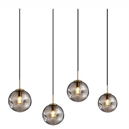 Sleek Glass Hanging Lamp Shade