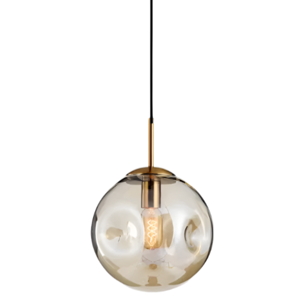 Sleek Glass Hanging Lamp Shade - Lusomart
