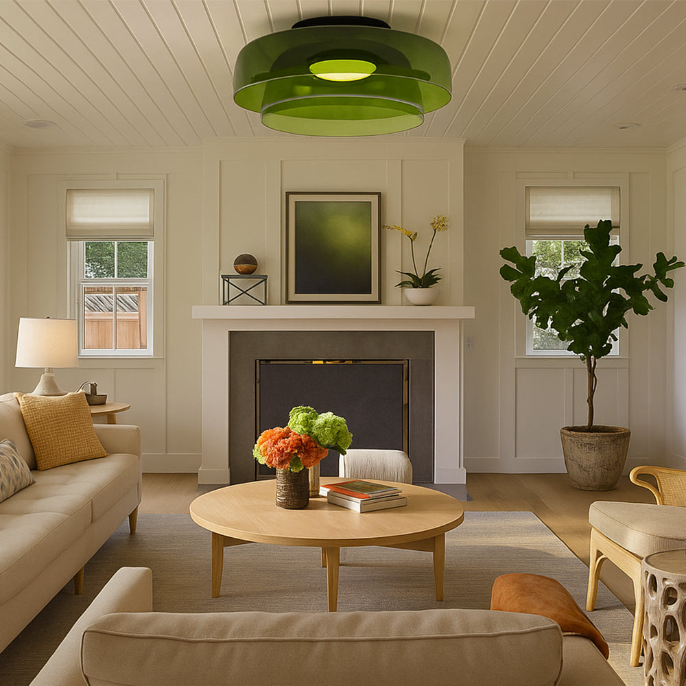Brilora | Minimalist Scandinavian Bauhaus Glass Layered Pendant Lamp 4