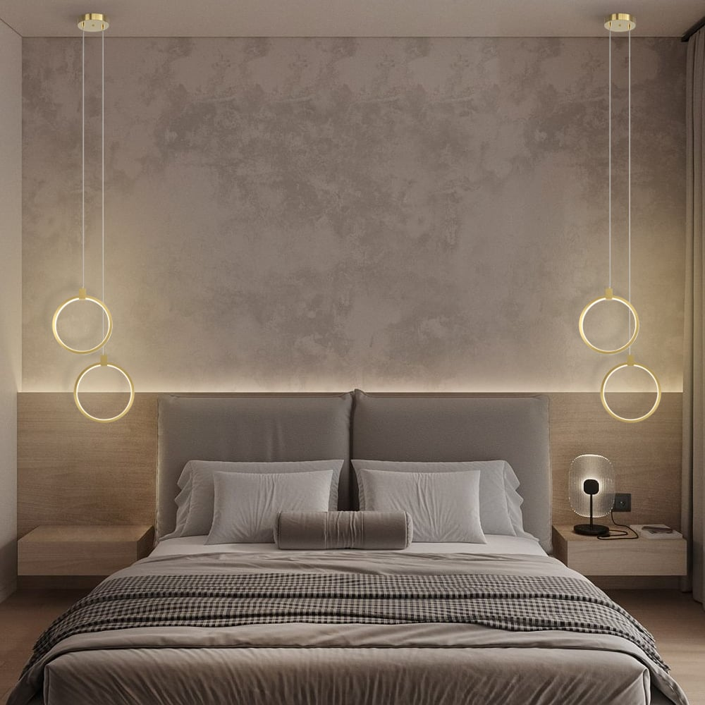 Luxury Golden LED Hanging Light