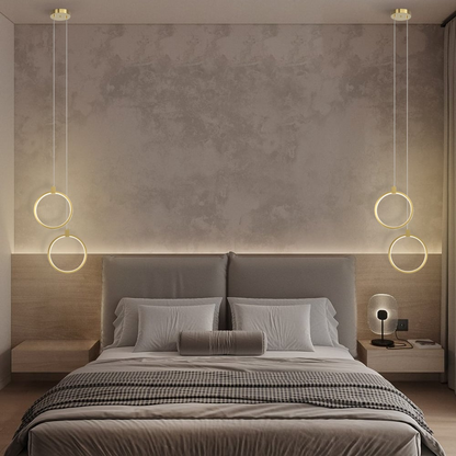 Luxury Golden LED Hanging Light