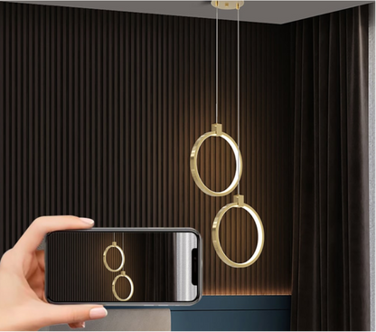 Luxury Golden LED Hanging Light