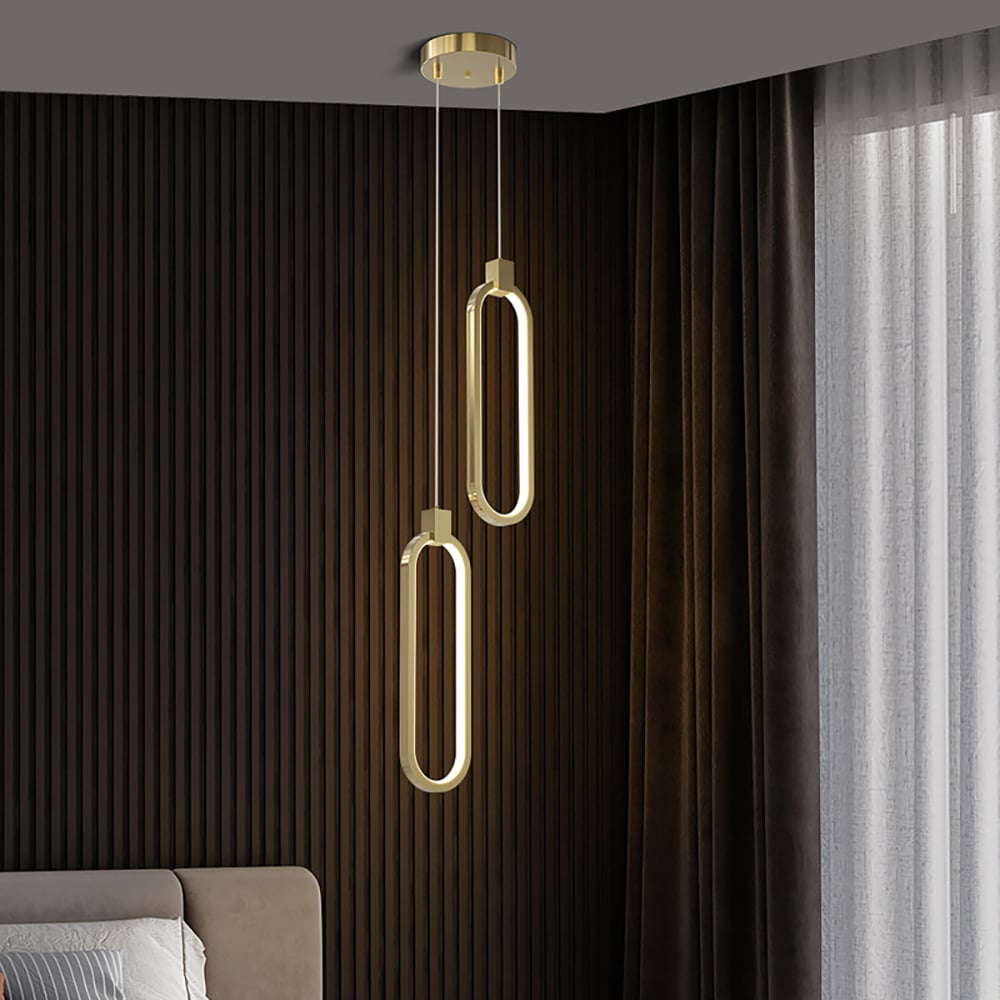 Luxury Golden LED Hanging Light