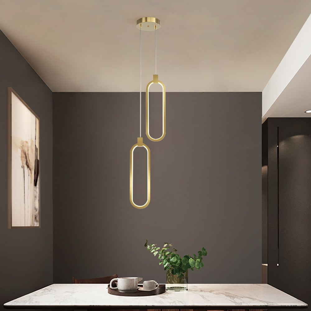 Luxury Golden LED Hanging Light